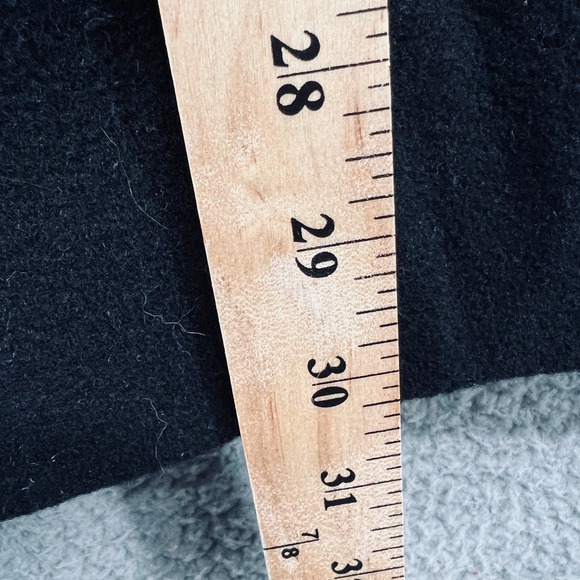 Vintage JG Hook Womens Coat 10 Black Wool Double Breasted Peacoat Classic Winter - Picture 11 of 15